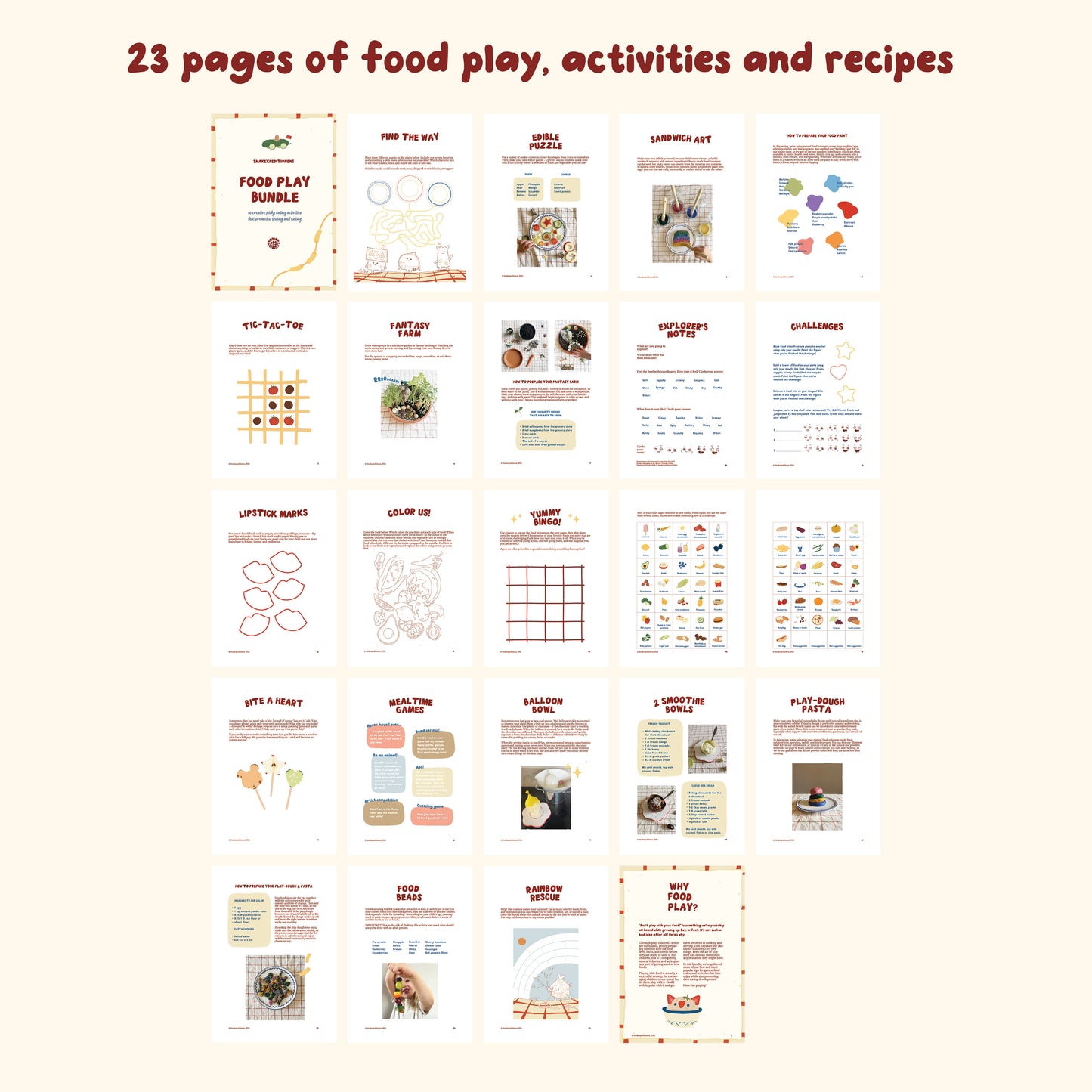 Food Play Bundle for Picky Eaters - DIGITAL DOWNLOAD