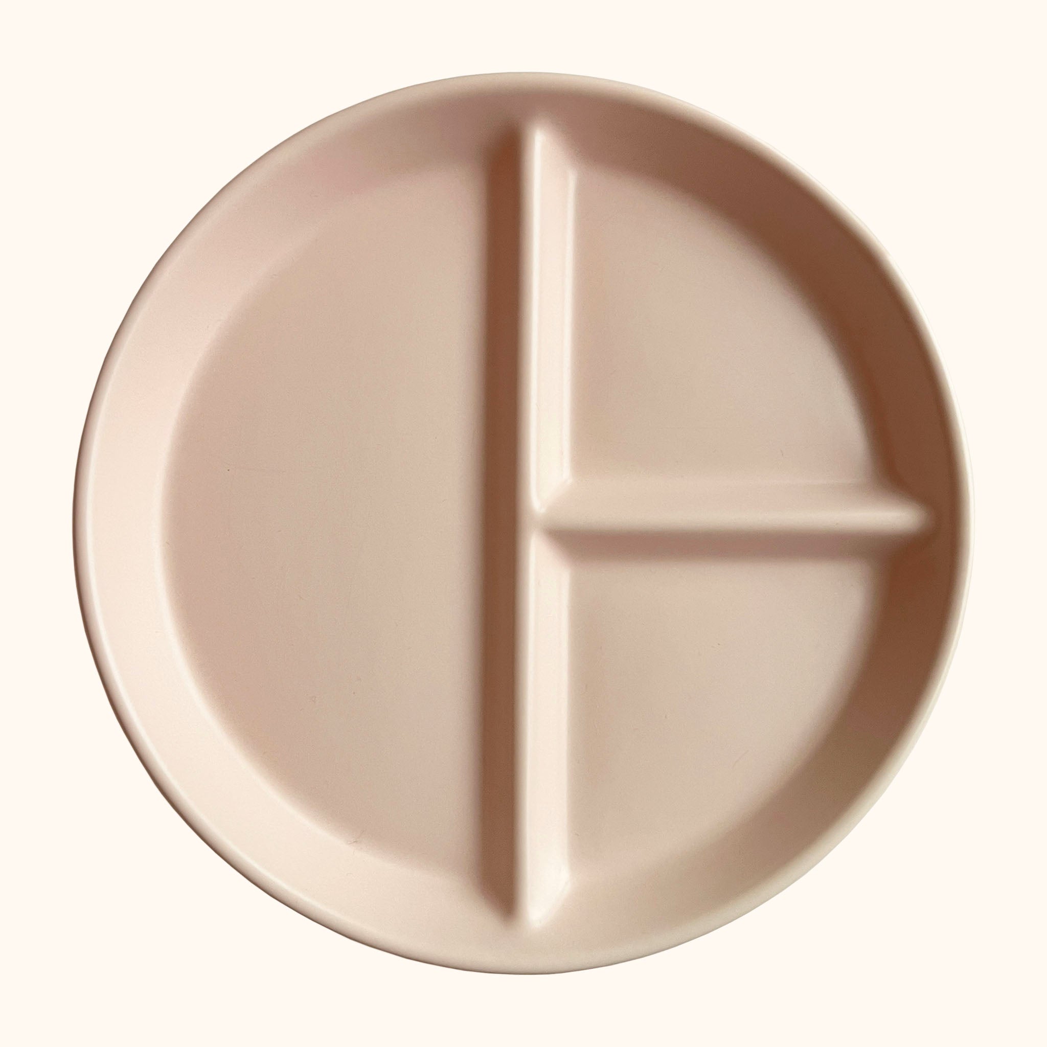 Avdelad tallrik i porslin