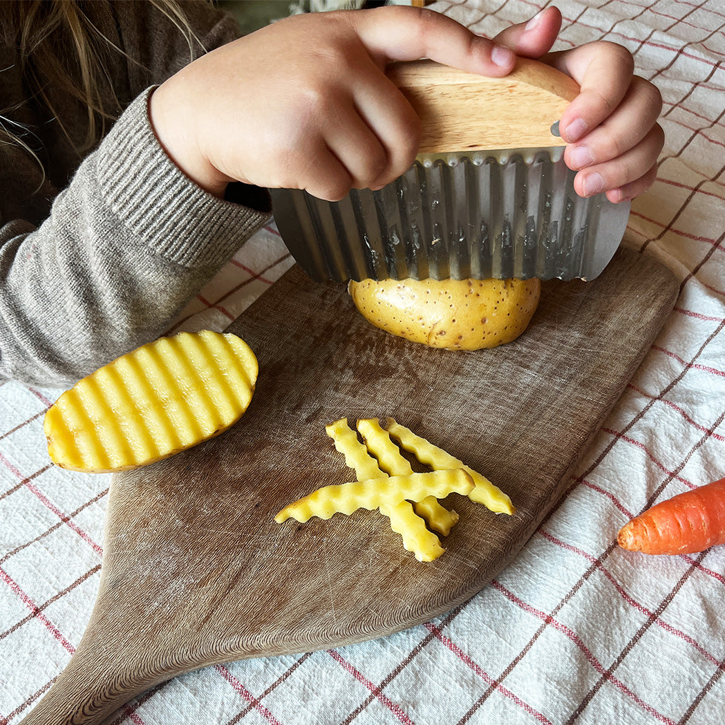 Vågig grönsaksskärare