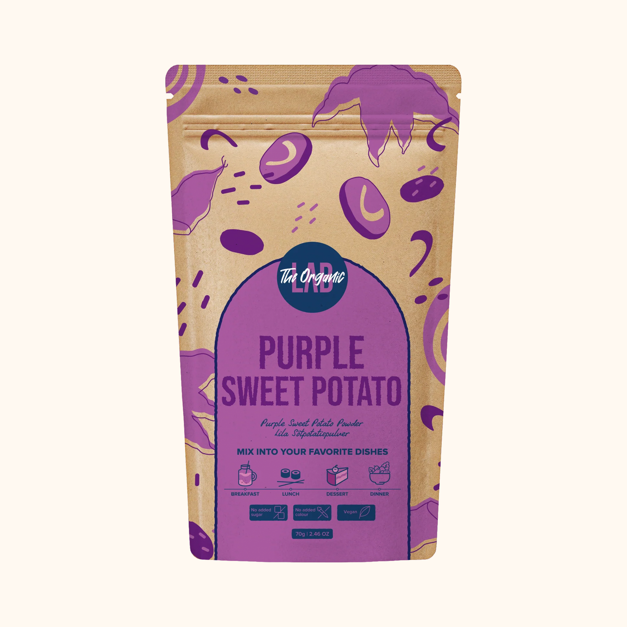 Purple Sweet Potato pulver 70g
