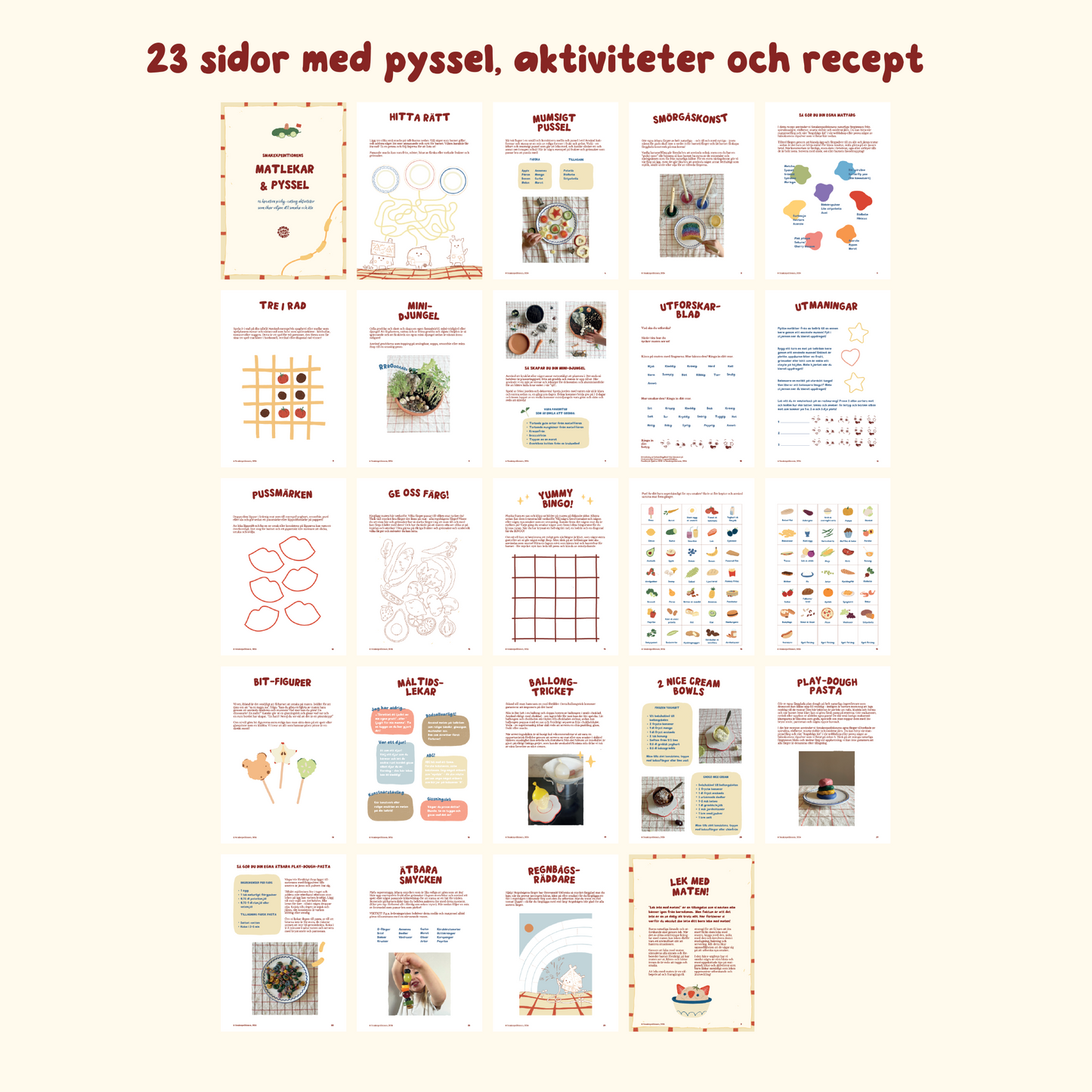 Food games and crafts for picky eaters - DIGITAL DOWNLOAD