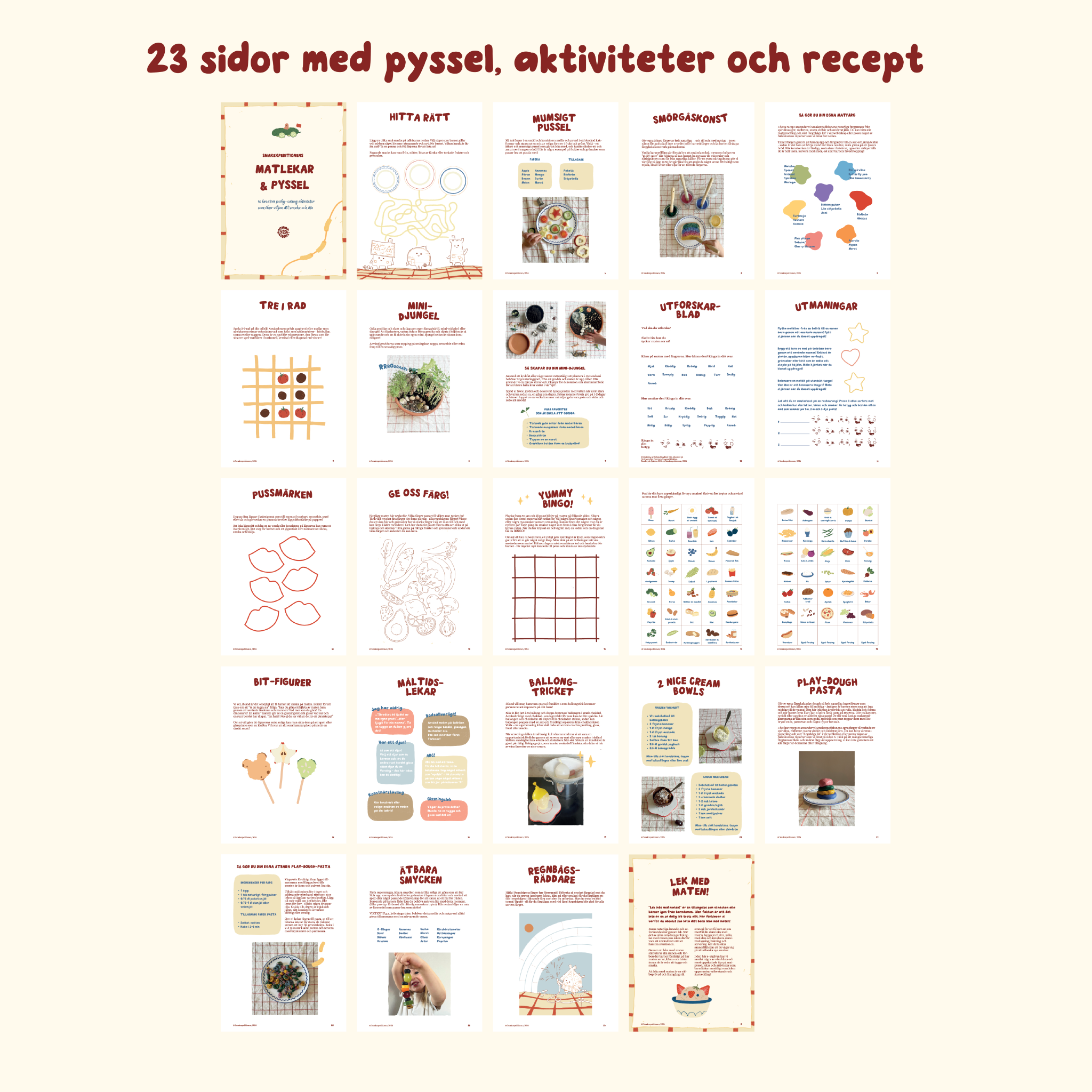 Matlekar och pyssel för picky eaters - DIGITAL DOWNLOAD